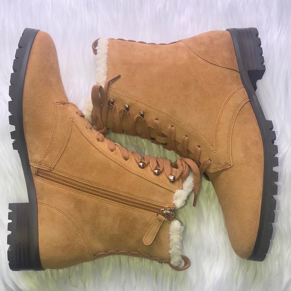 KATE SPADE faux Raegan shearling lined boots NWT